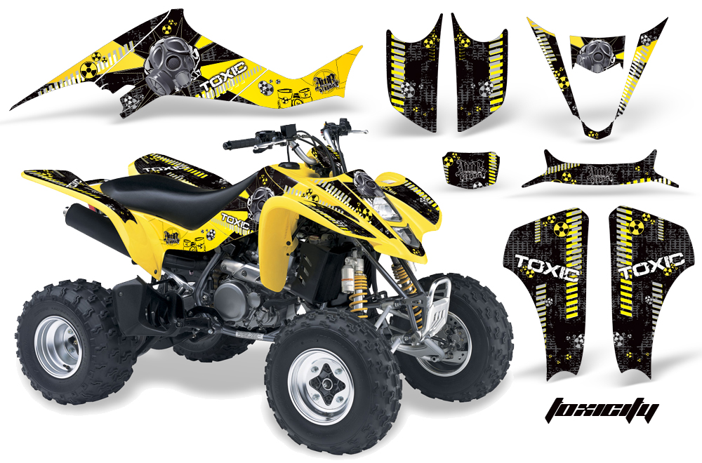 Suzuki LTZ 400 03-08 Graphics Toxicity Yellow NEW-JPG